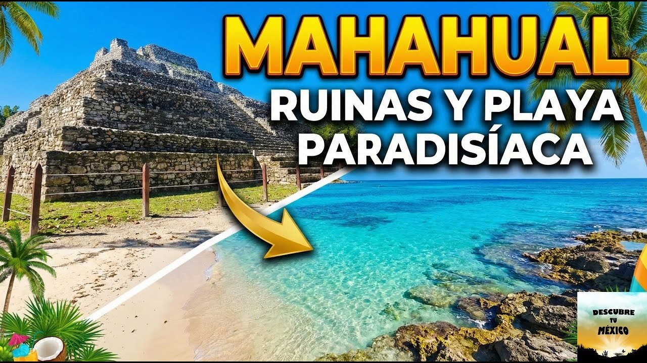 &iquest;Mejor que TULUM? Mahahual Ruinas y Playa en el para&iacute;so oculto de M&eacute;xico