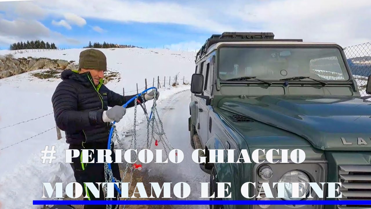 ALTOPIANO DI ASIAGO DEFENDER TD4 e  TD5 CATENE PER SALIRE AL FORTE