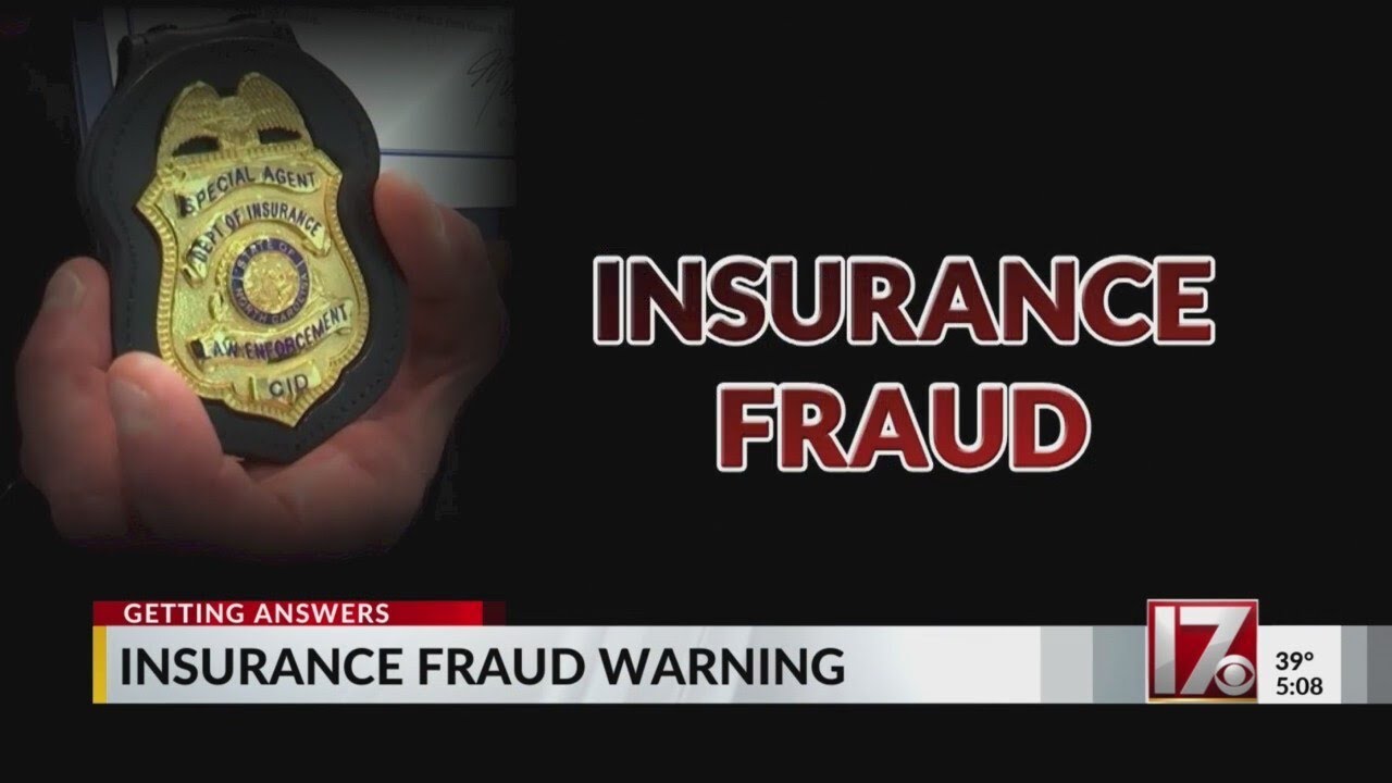 Insurance fraud warning