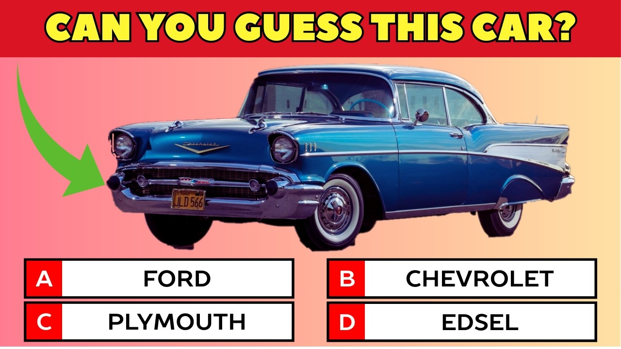 Guess These 1950s Vintage Cars! Can You Get All 20 Right?
