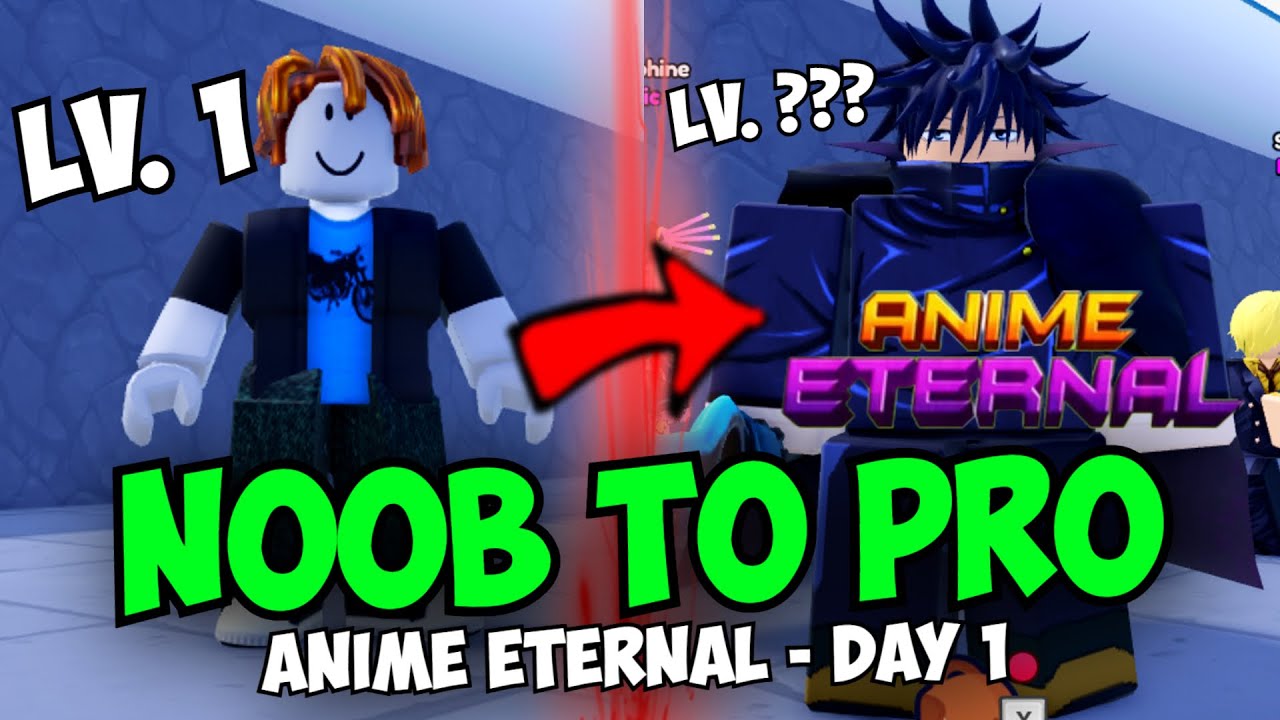 Noob to Pro F2P in Anime Eternal (NO ROBUX!) - All 20+ Codes & Day 1 Beginning of a Legend