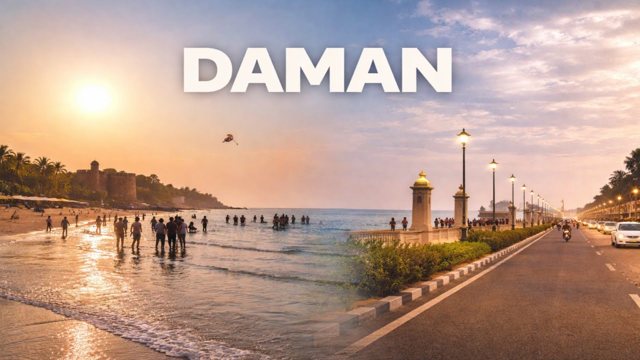 Daman Beach ka Amazing Sunset / Parasailing/ Masti aur Real Vibes/Daman Beach Full Enjoyment/Daman