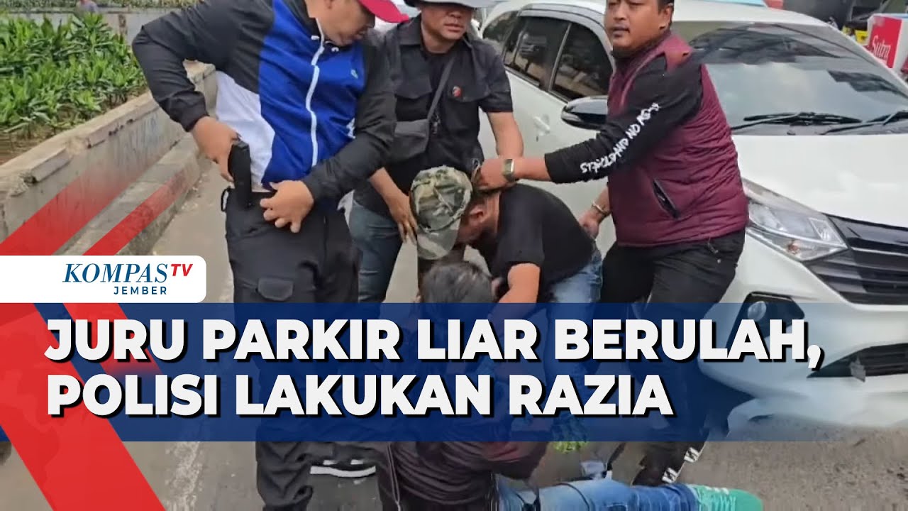 Aksi Kejar Kejaran! Polisi Razia Preman Berkedok Juru Parkir Liar di Kawasan Tanah Abang