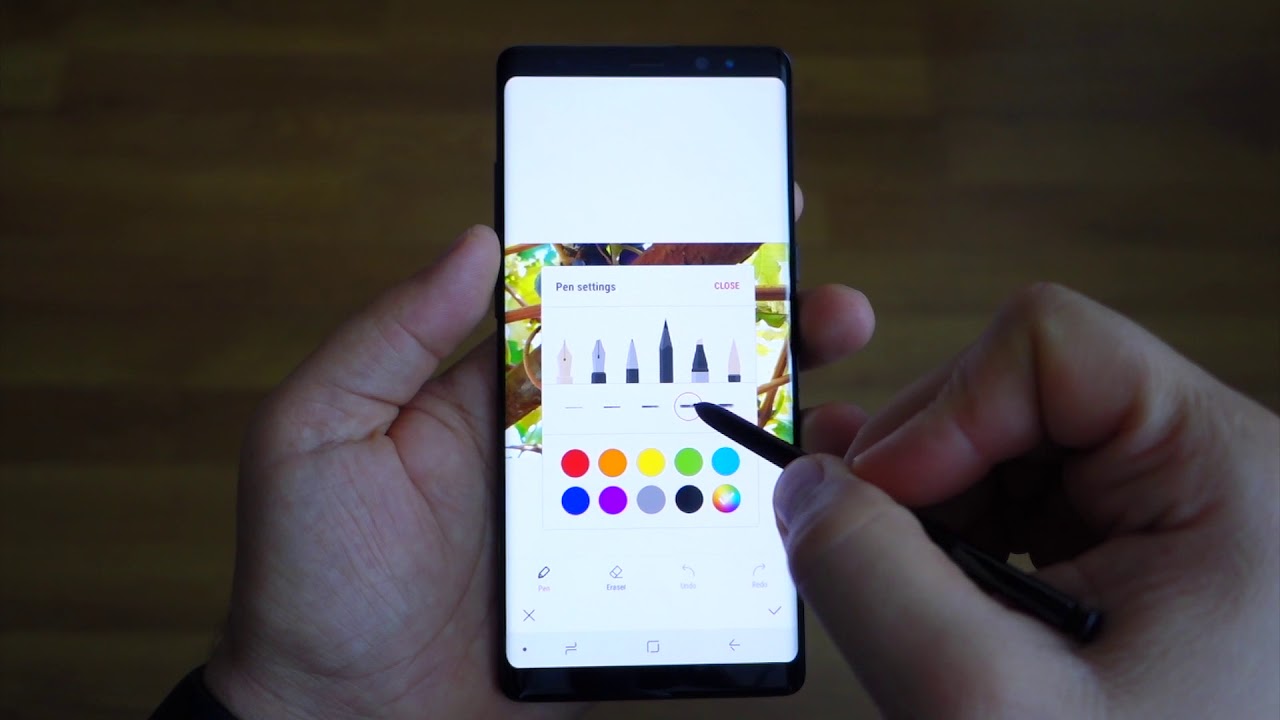 Samsung Galaxy Note 8: basic & pro photo edit using S Pen