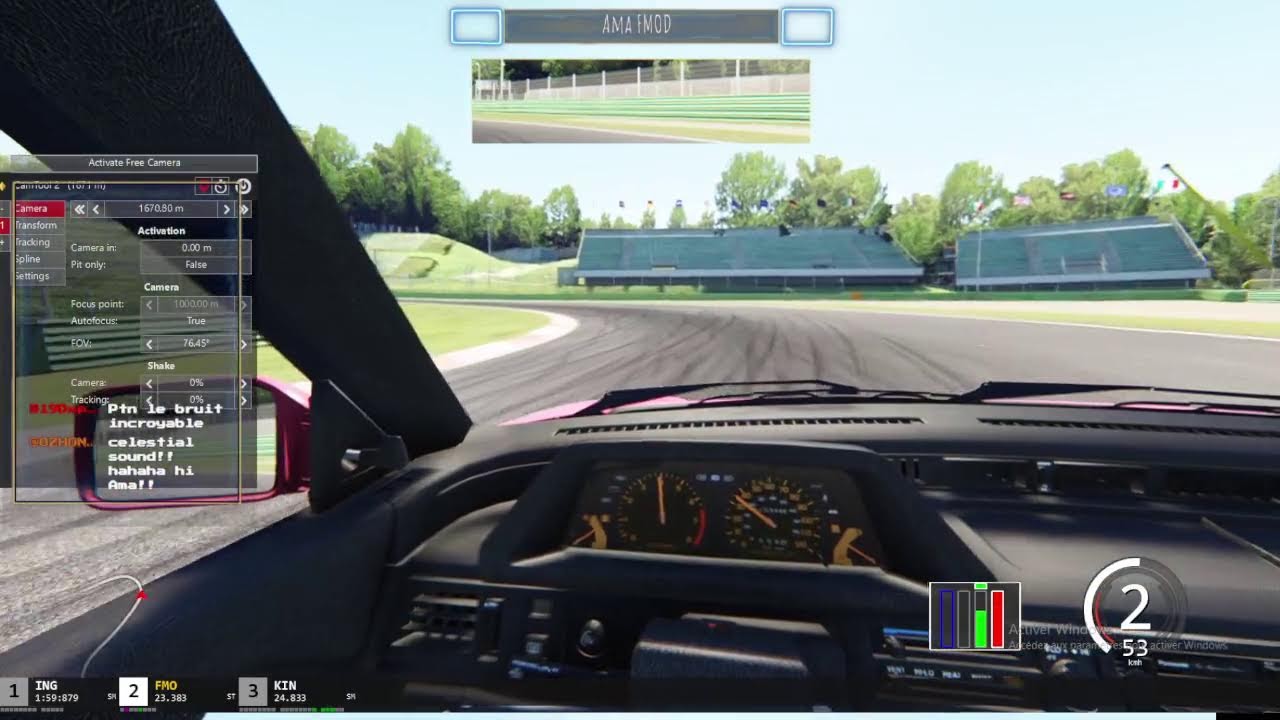 Driving various modded cars