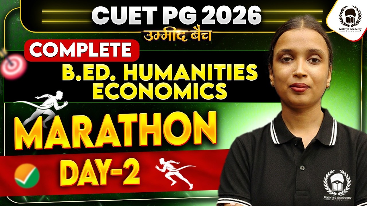 CUET PG 2026 Complete B.Ed. Humanities : Economics🔥Marathon Day - 2 | Umeed Phase - 3 | Ankita Ma'am