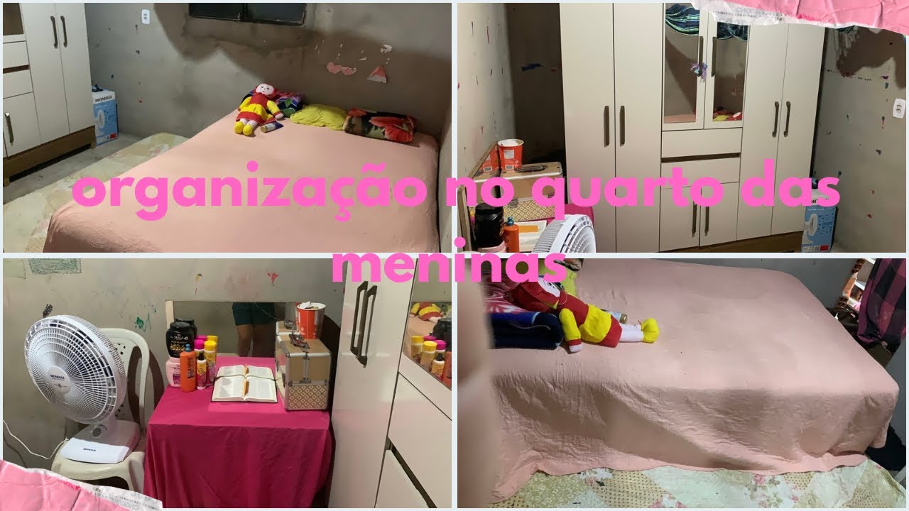 organização do quarto das meninas/ dobrei roupa /lar da nessa13💞