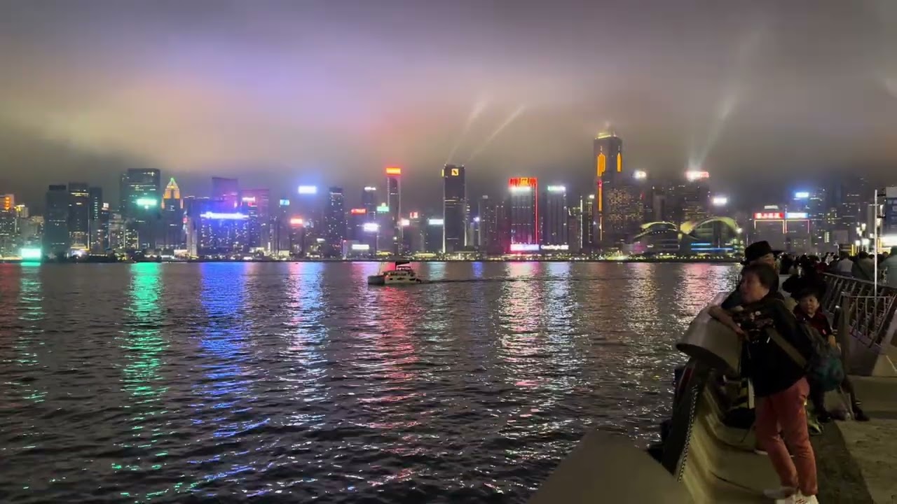 Hong Kong's famous waterfront light show is called 