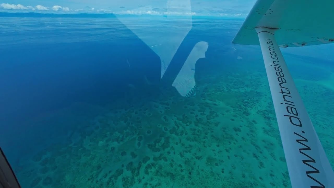Great Barrier Reef scenic flight New Years Day 2025