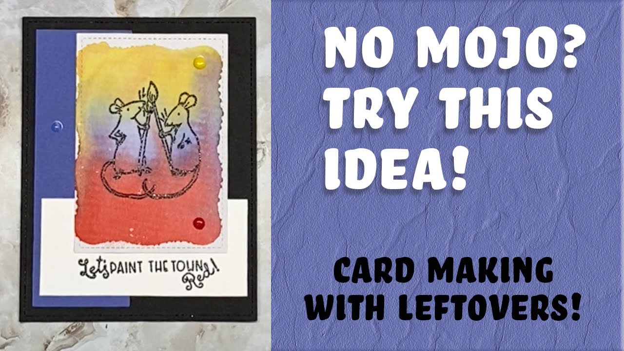 Cardmaking with Leftovers - Don't toss your bits and pieces!