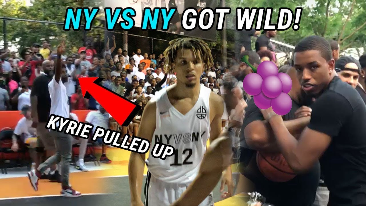 Kyrie Irving & Tekashi Watch Cole Anthony SHOW OUT At Rucker Park! Isaiah Washington Back In Harlem!
