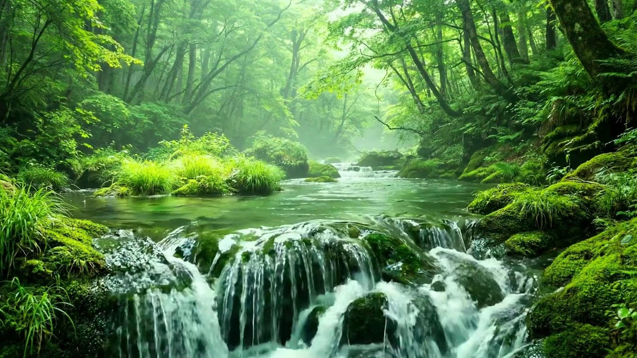 Tranquil Forest Stream and Birdsong, Relaxing Nature Sounds and ASMR for Peaceful Sleep