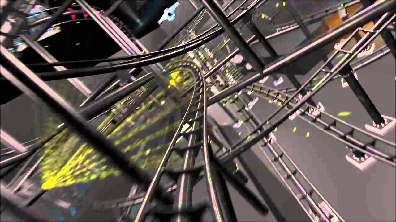 Orbitrance with lights on | NoLimits 2 Indoor Coaster