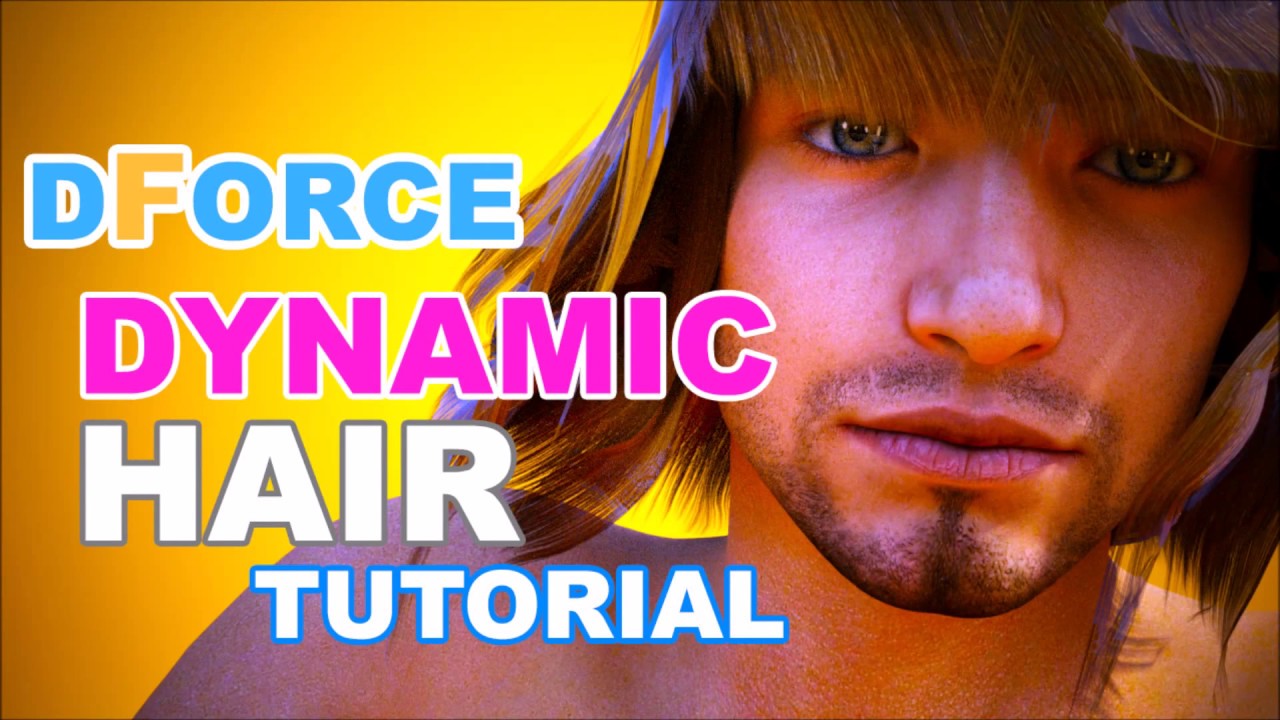 [DAZ Studio Tutorial👩‍🏫] dForce Dynamic Hair