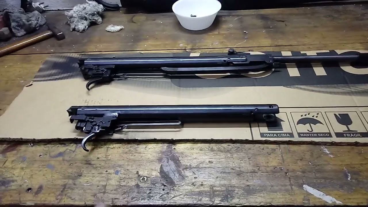 HATSAN STRAKE COM CAIXA DE GATILHO DE POLIMERO X COM CAIXA DE GATILHA DE AÇO .😱😱😱