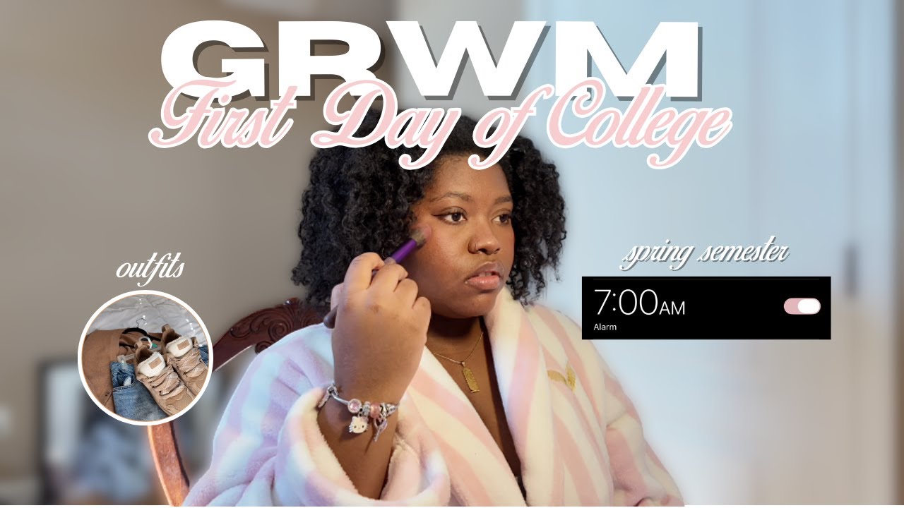 Winter Break Is Over… GRWM for My First Day Back | College Vlog