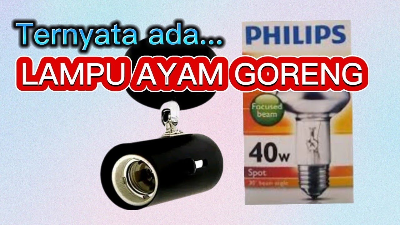 Lampu ayam goreng Fried chicken  #friedchicken #lampuphilips #lampuchicken