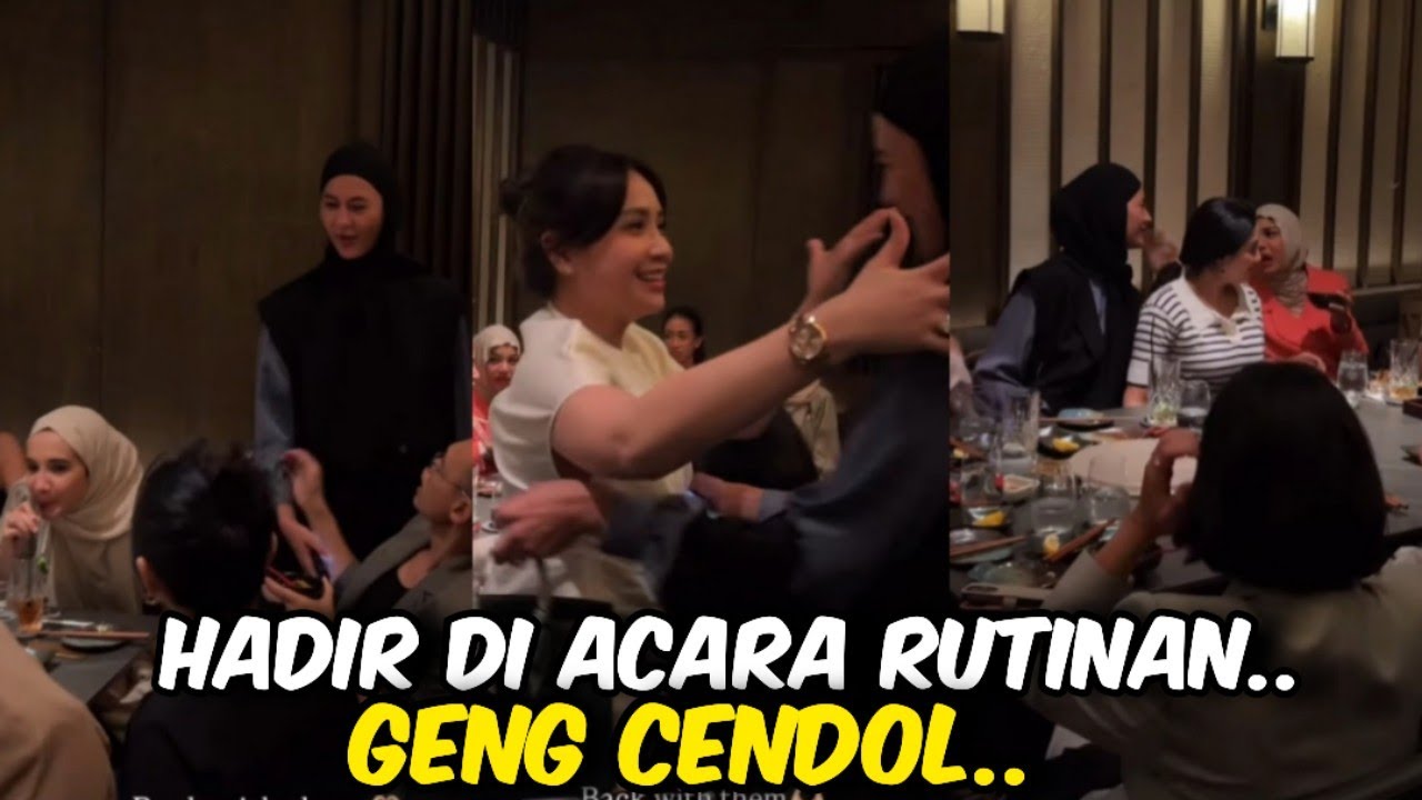 SEMUA SAYANG PAULA ‼️HADIR DI ACARA RUTINAN GENG CENDOL @galerikiano 