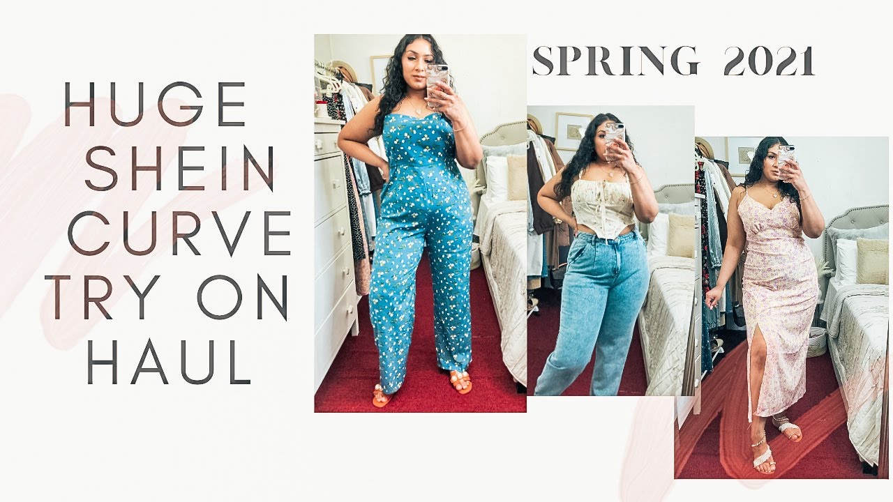 HUGE SHEIN CURVE HAUL SPRING 2021| HUGE SIZE 14 SPRING HAUL | SHEIN HAUL 2021 | ARAPANA SADEO