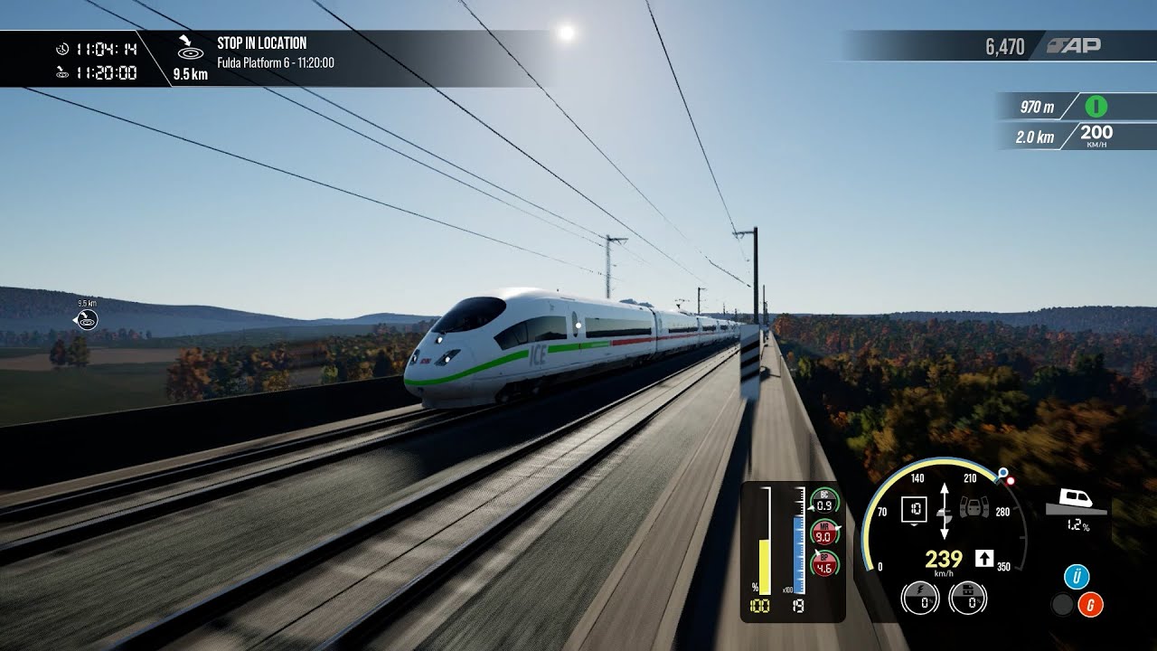 München to Fulda | 250 KMPH High-Speed Journey 4K |Train Sim World 3 |  Lo-Fi | No Commentary.
