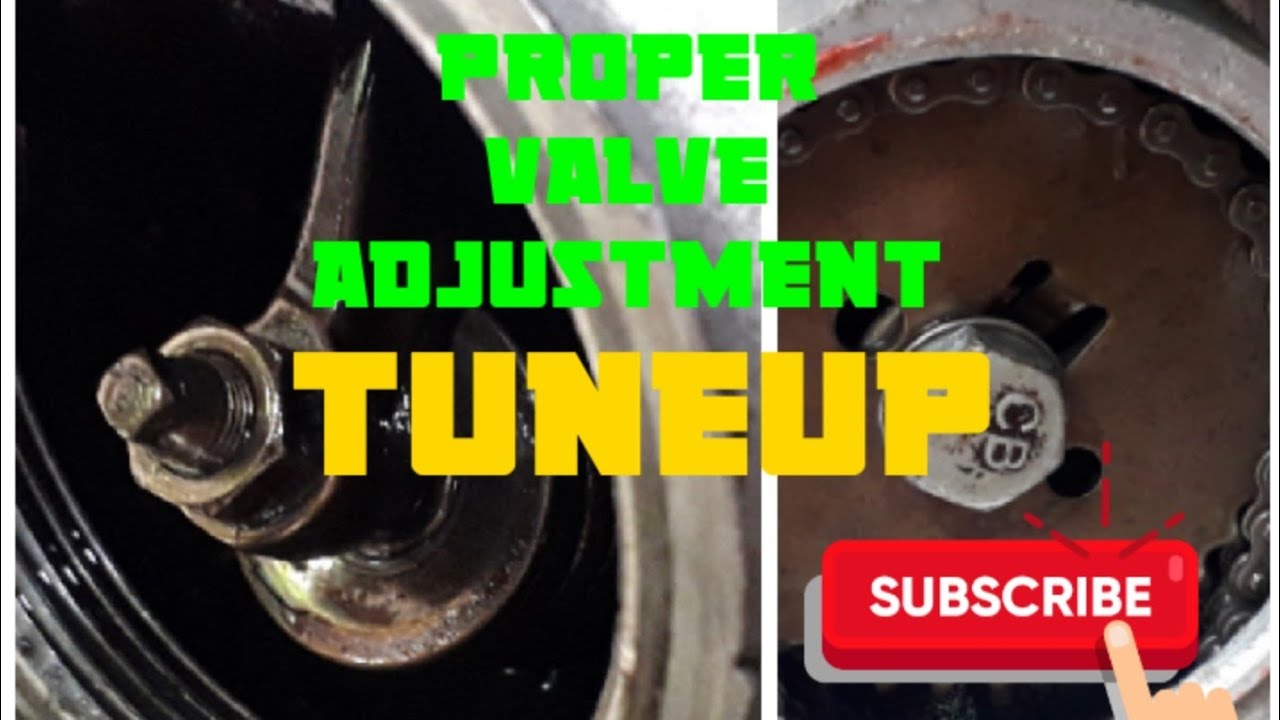 paano mag tuneup ng motor || proper valve clearance