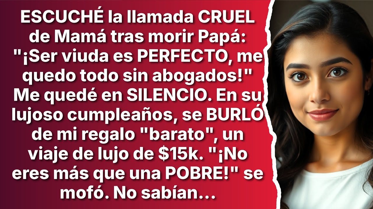 ESCUCHÉ la llamada CRUEL de Mamá después de que murió Papá 