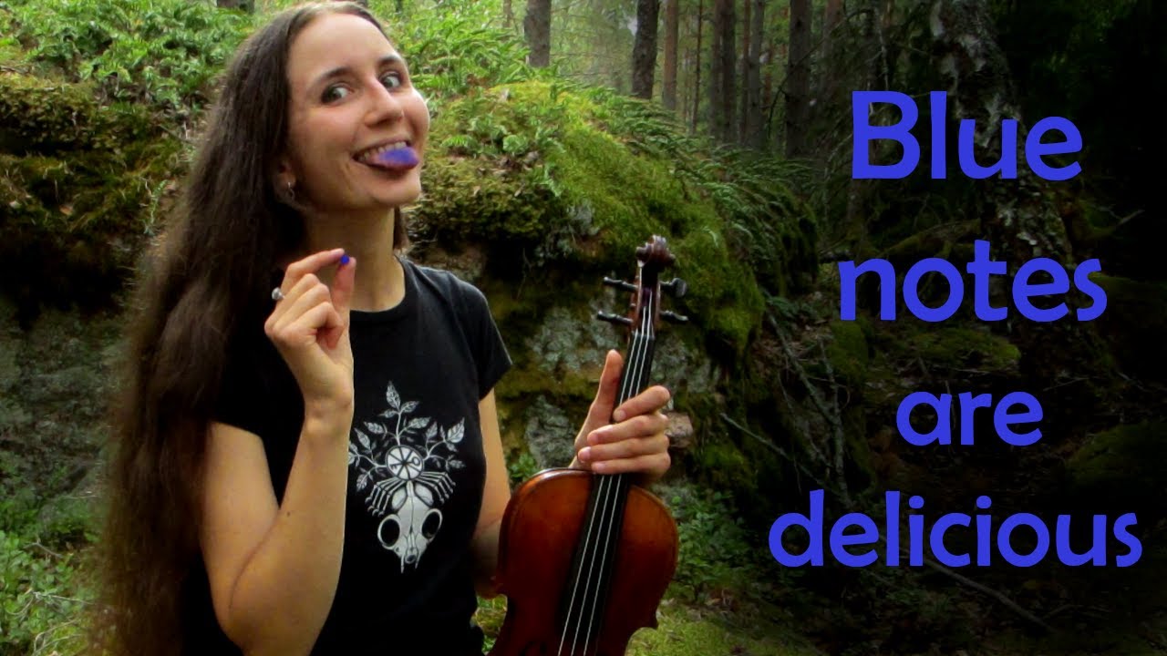 Blue notes in Scandinavian folk music