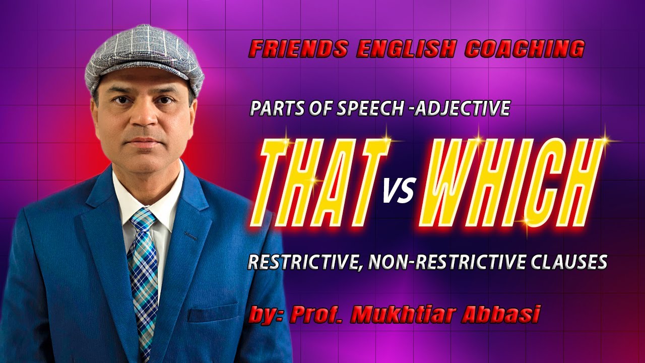THAT vs WHICH |Restrictive and Non-Restrictive Clauses #8partsofspeech #grammar #punctuations 