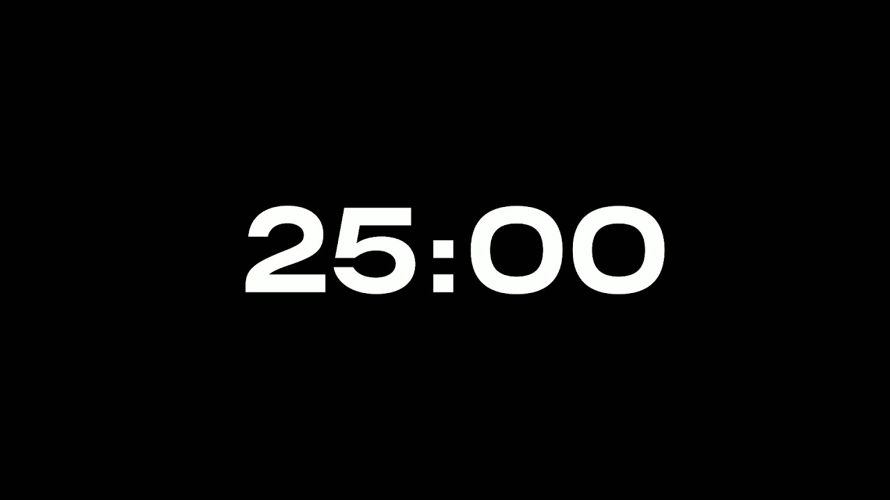 25 Minute Timer | Timecraft