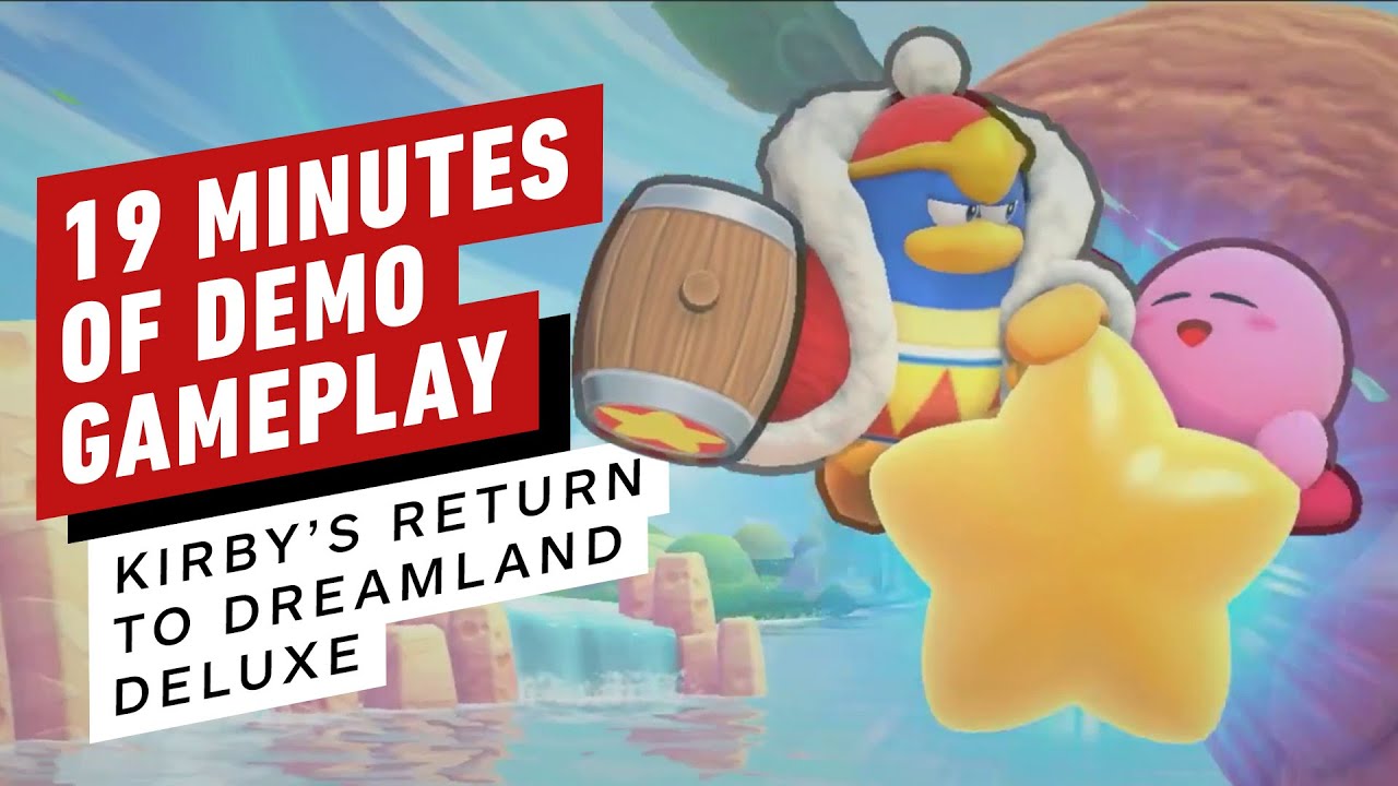 Kirby&rsquo;s Return to Dream Land Deluxe - 19 Minutes of Demo Gameplay