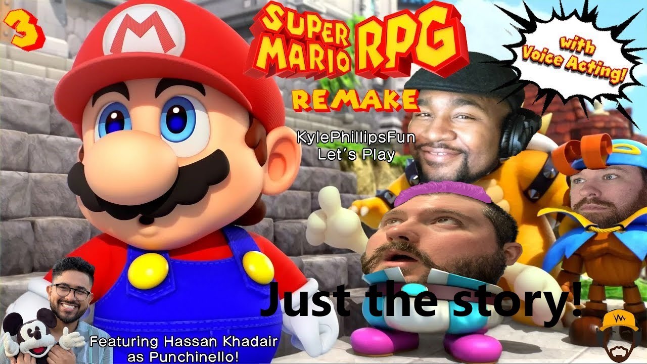 Super Mario RPG Remake with voice acting, just the story! (Part 3)