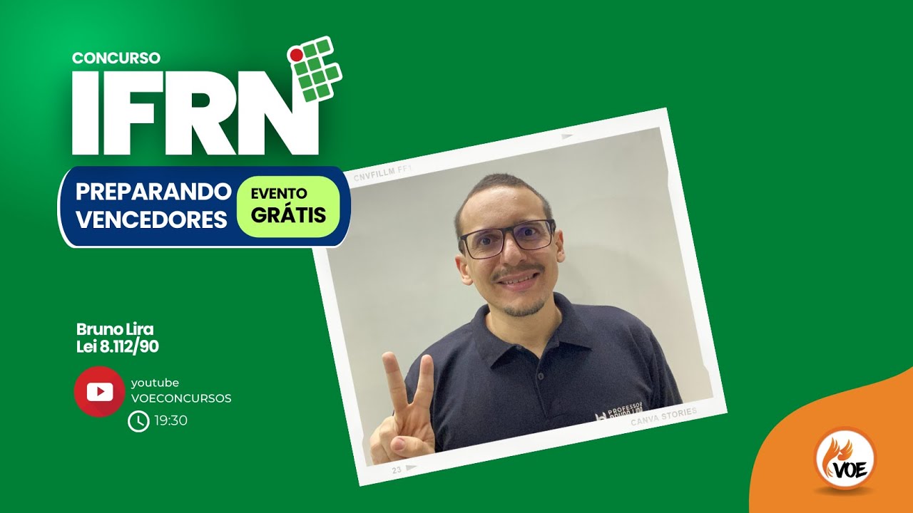 Concurso IFRN - Lei 8.112/90