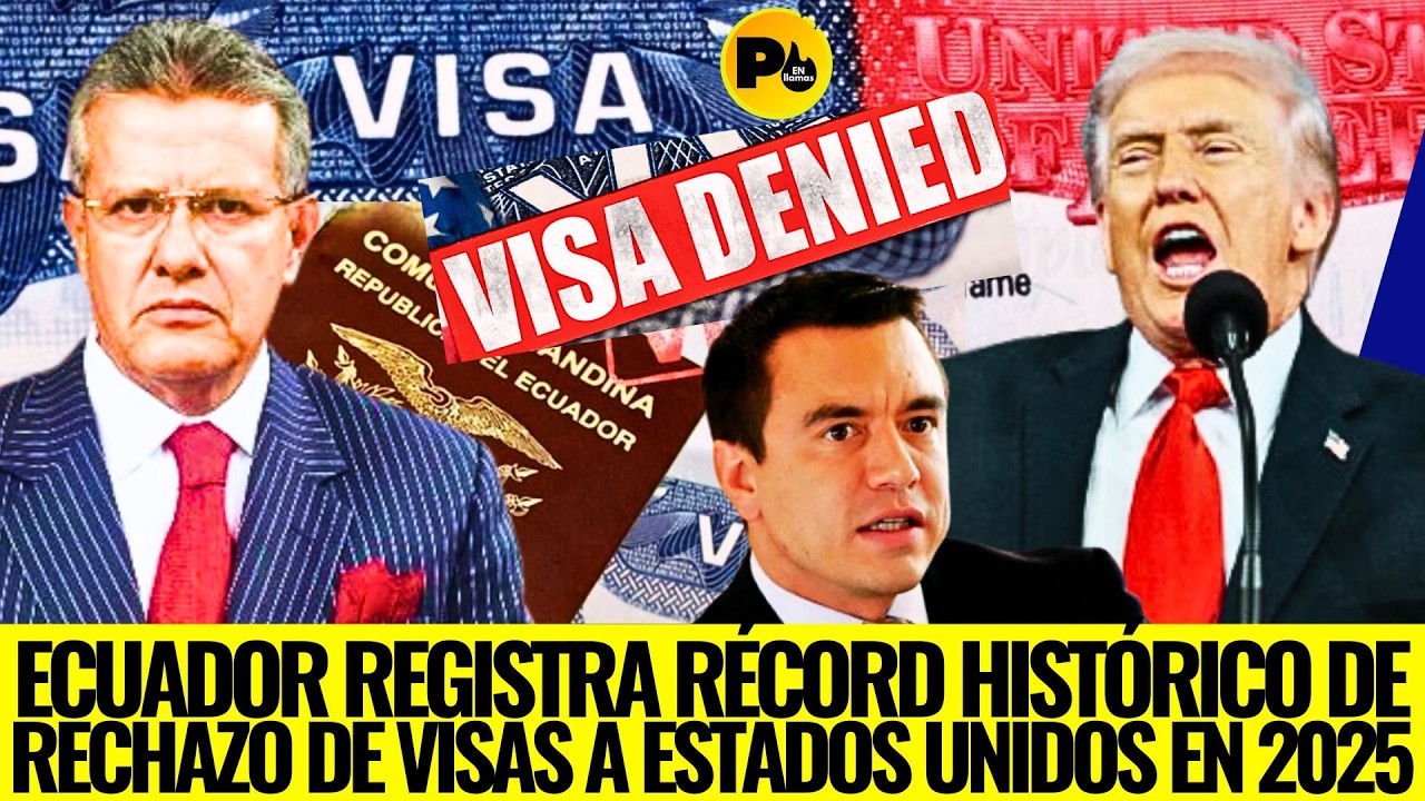 Dr. Augusto Tandazo (Ecuador registra récord histórico de rechazo de VISAS a Estados Unidos en 2025)