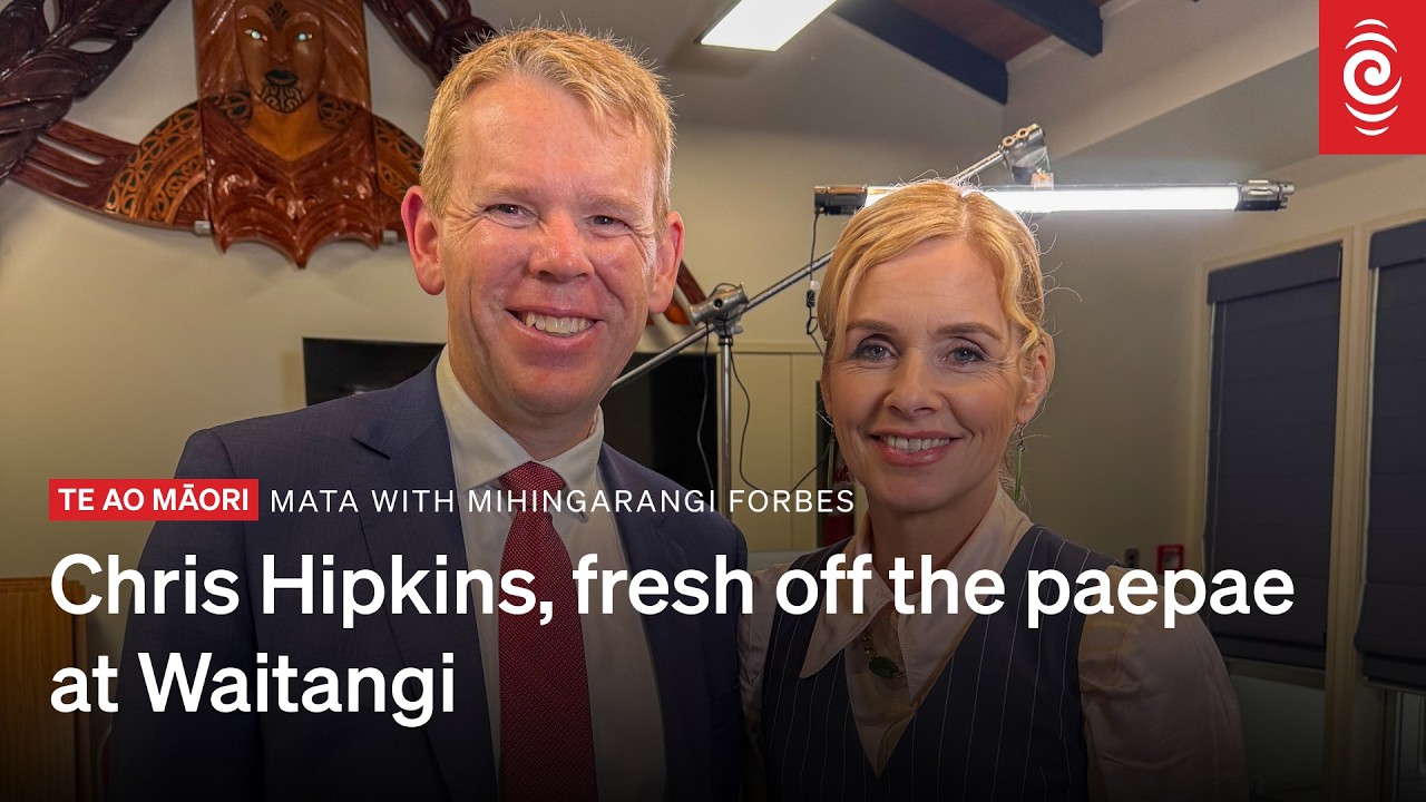 Chris Hipkins, fresh off the paepae at Waitangi | MATA | RNZ