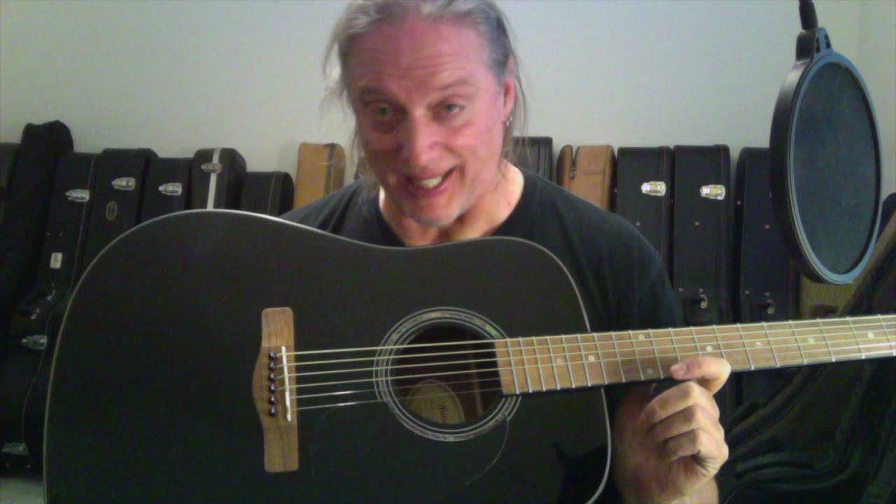 Mitchell D120BK Acoustic Guitar