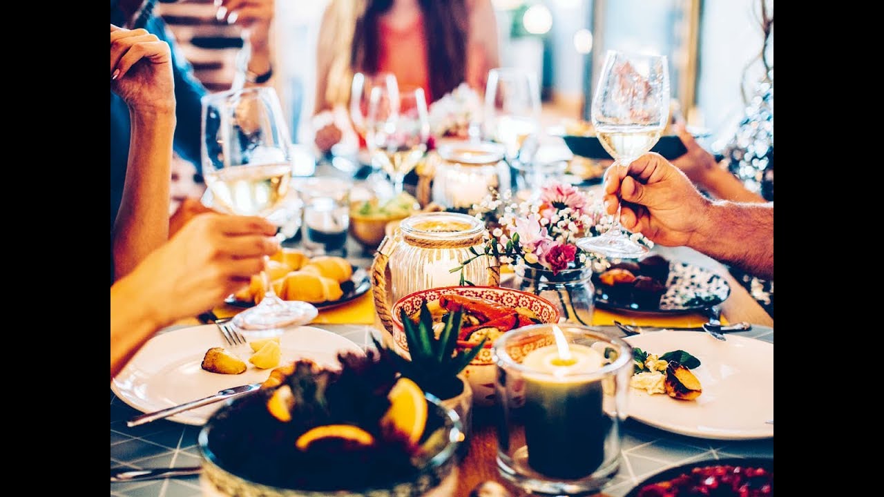 Festmen&uuml;: Linsen-Granatapfel-Salat, Fondue Chinoise, Orangen-Granita