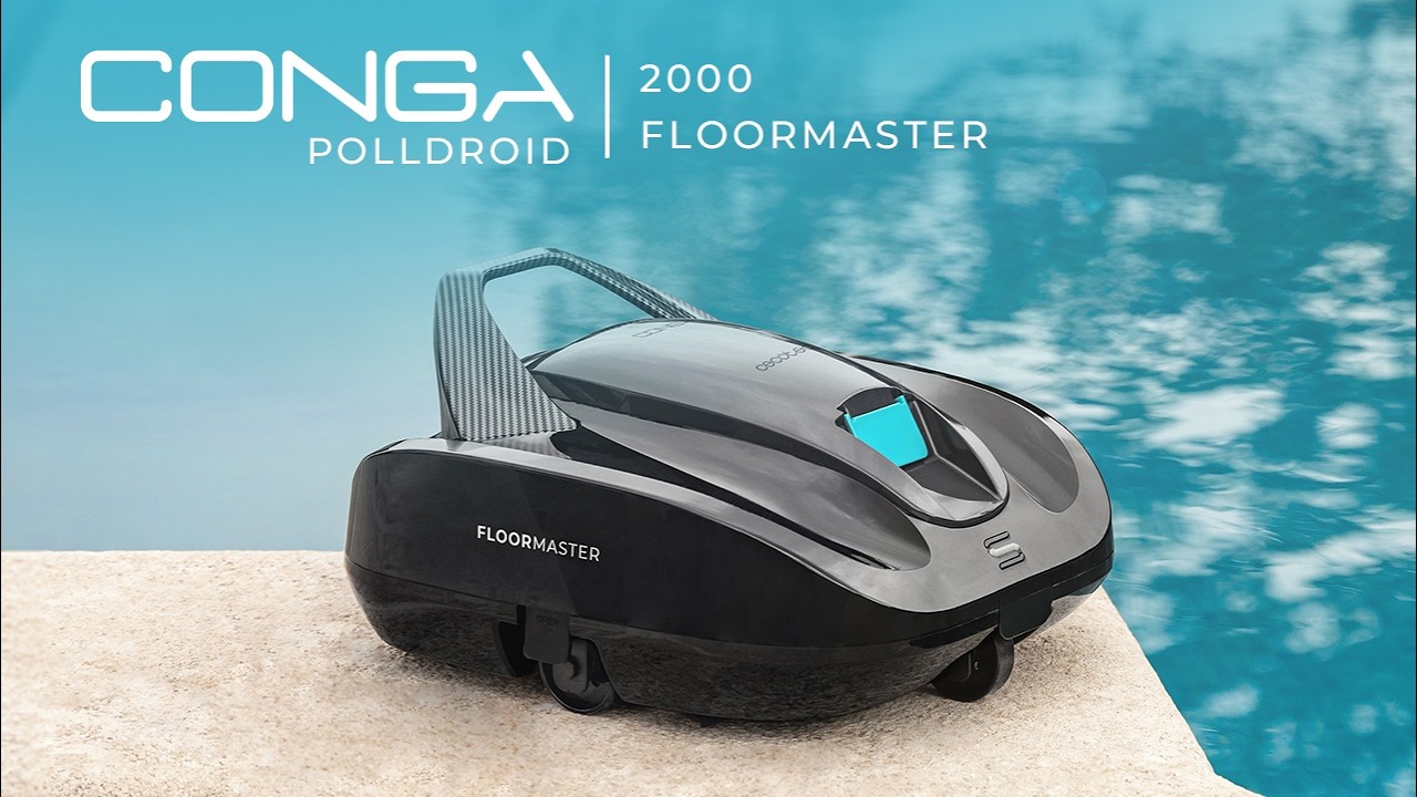 Robô limpador de piscinas - Conga Pooldroid 2000 FloorMaster