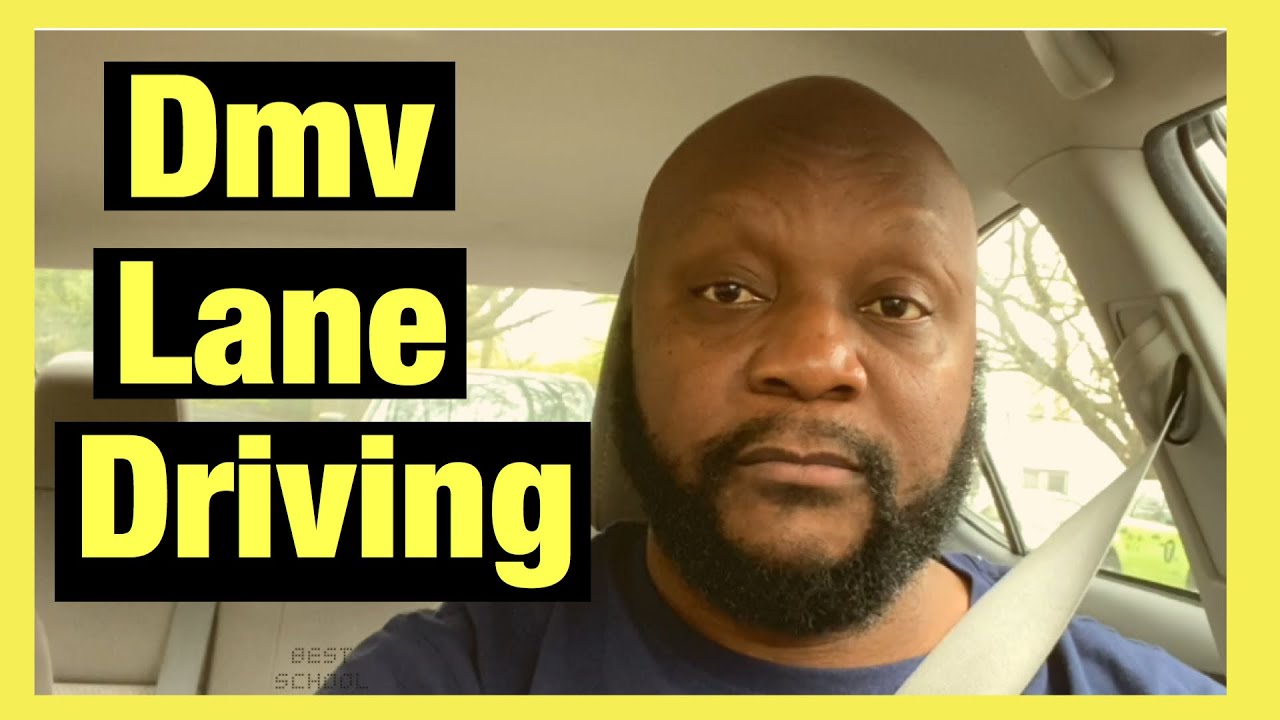 What Lane To Drive On DMV Road Test !