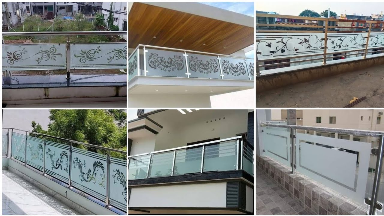 Latest Glass Railing Balcony Design 2026 || Balcony Glass Price || Balcony Design || Steel Railing
