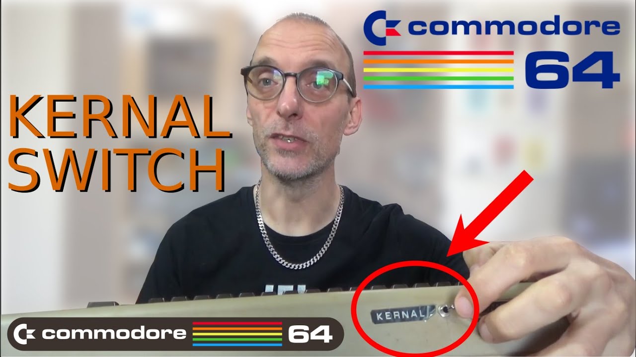 een C64 met een dubbele Kernal
