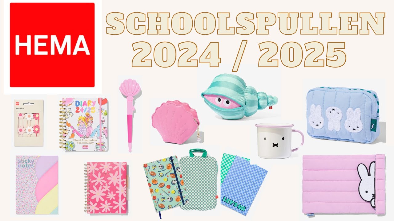 Hema schoolspullen 2024 / 2025