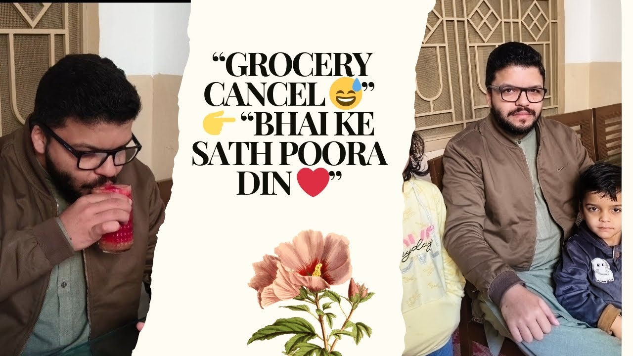 “Grocery Plan Cancel 😅 | Madassar Bhai Ke Sath Poora Din | Chawal Channay Kabab & Gajrela Review
