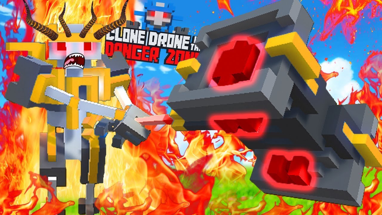 EL MONSTRUO ROBOT DEL MARTILLO GIGANTE | CLONE DRONE IN THE DANGER ZONE