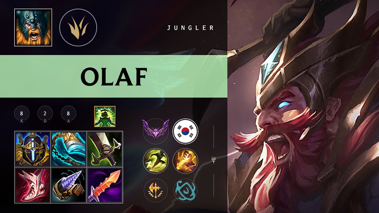 Olaf Jungle vs Xin Zhao - KR Master Patch 26.10