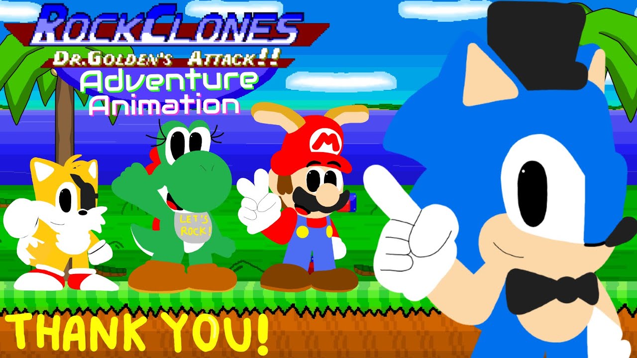 Rockclones Dr.Golden’s Attack!! Adventure Animation | 2nd Anniversary | Animation 2025