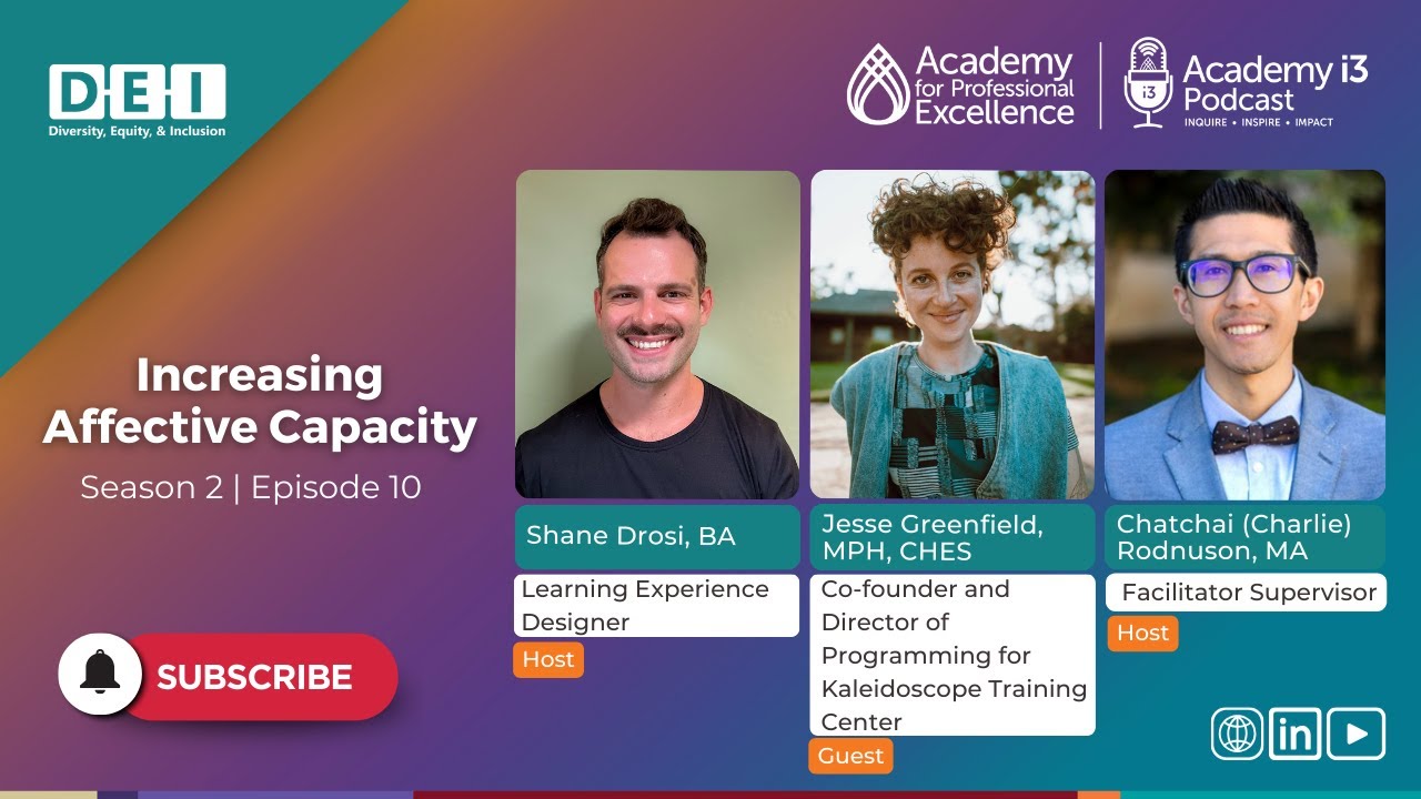 Increasing Affective Capacity ft. Jesse Greenfield, MPH, CHES