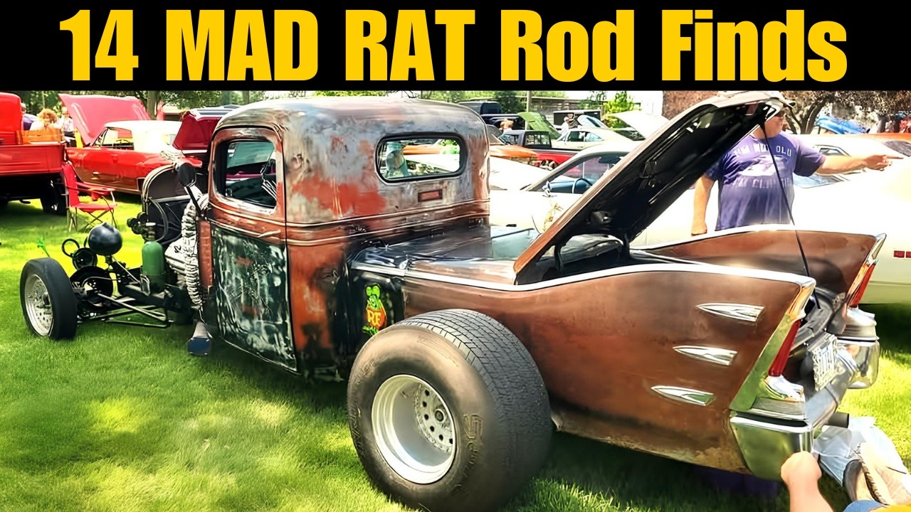 14 БЕЗУМНЫХ и КРУТЫХ RAT Rods на продажу!! ВЕЧНЫЕ КОСТИ на КОЛЕСАХ!!