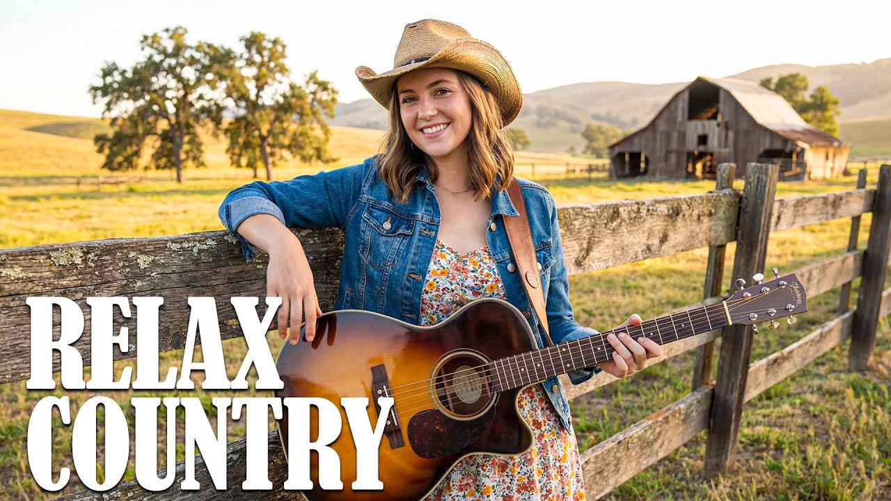 Relaxing Country Music for Study & Work | Calm Acoustic Country Playlist