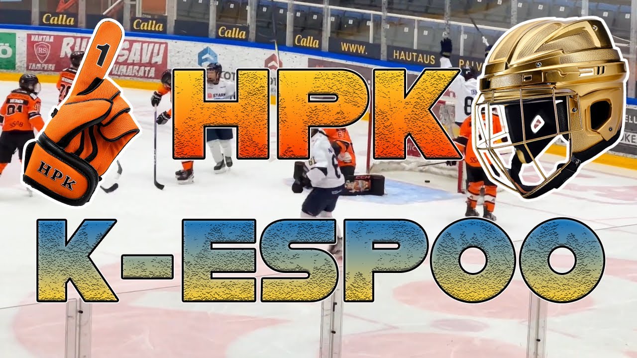 HPK 95 vuotta | HPK - K-ESPOO | 26.1.2025 #hockey #sport #j&auml;&auml;kiekko #hpk #h&auml;meenlinna #auroraliiga