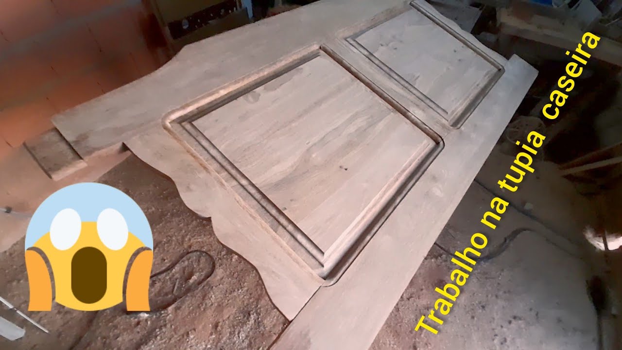 rebaixando almofadas na tupia (tupia caseira)